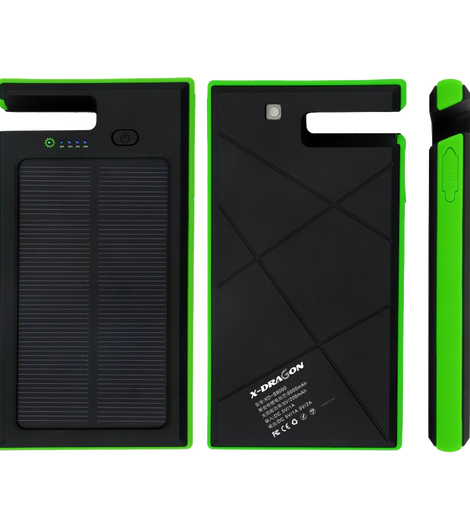 X-DRAGON Portable Solar Charger Panel Power Bank Battey Charger